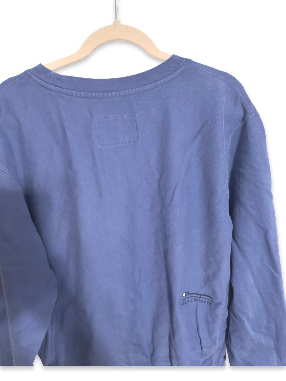 Champion Authentic Athletic Wear Men’s Blue Crewneck Sweatshirt Size XL - Picture 7 of 9